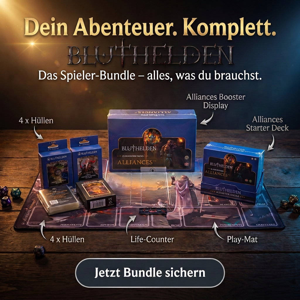 Bluthelden TTCG Starter Bundle für Leros